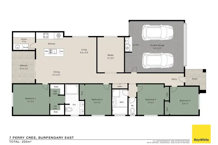 Floorplan of Homely house listing, 7 Perry Crescent, Burpengary East QLD 4505