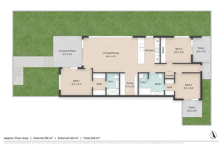 Floorplan of Homely unit listing, 7/18 Riverbend Place, Bulimba QLD 4171