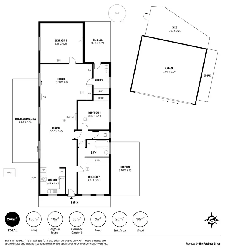 Floorplan of Homely house listing, 3 Garnet Crescent, Flagstaff Hill SA 5159