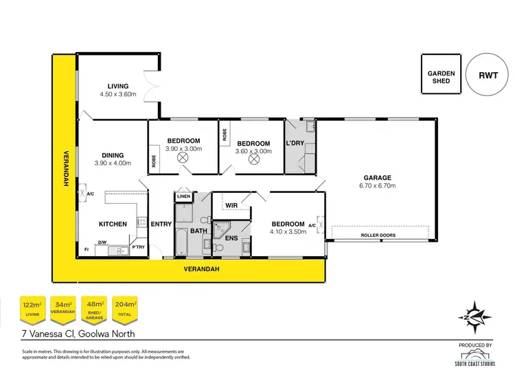 Floorplan of Homely house listing, 7 Vanessa Close, Goolwa North SA 5214