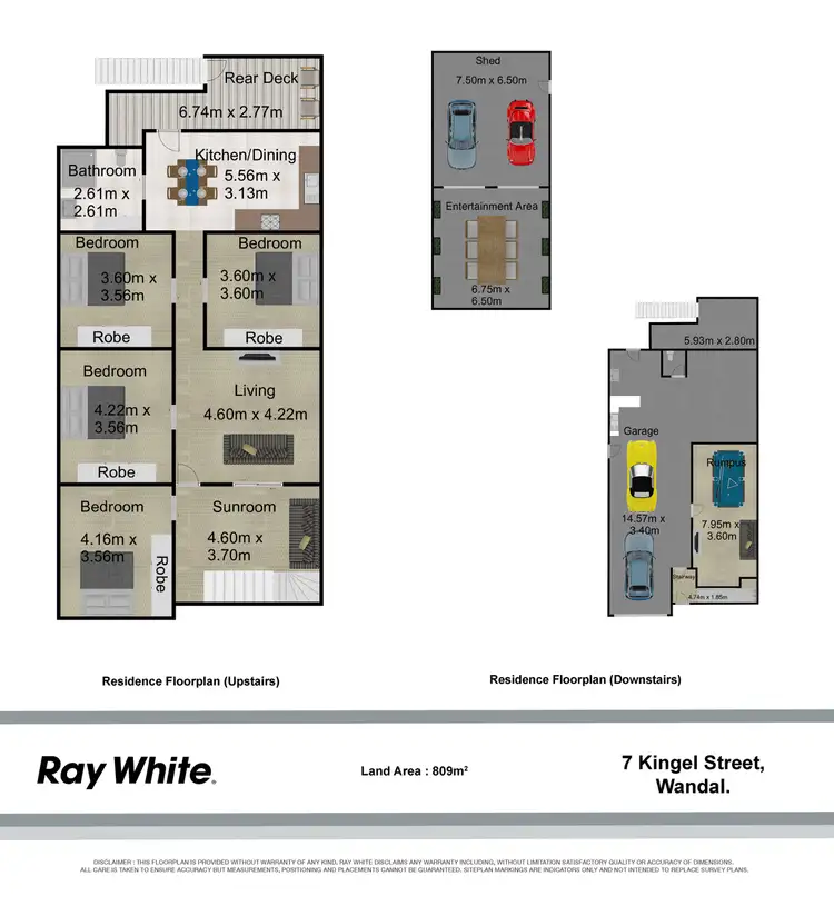 Floorplan of Homely house listing, 7 Kingel Street, Wandal QLD 4700