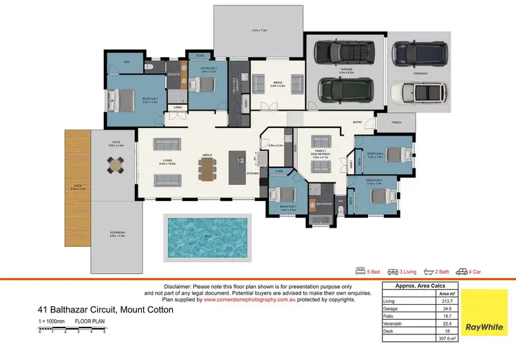 Floorplan of Homely house listing, 41 Balthazar Circuit, Mount Cotton QLD 4165