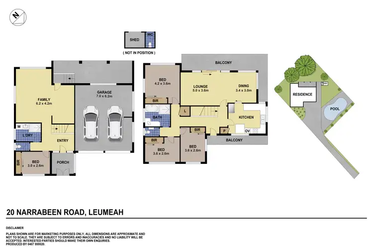 Floorplan of Homely house listing, 20 Narrabeen Road, Leumeah NSW 2560