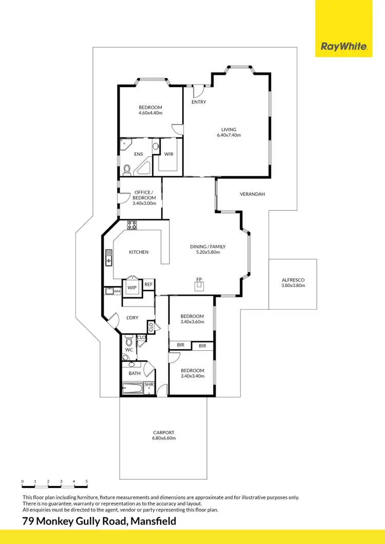 Floorplan of Homely house listing, 79 Monkey Gully Road, Mansfield VIC 3722