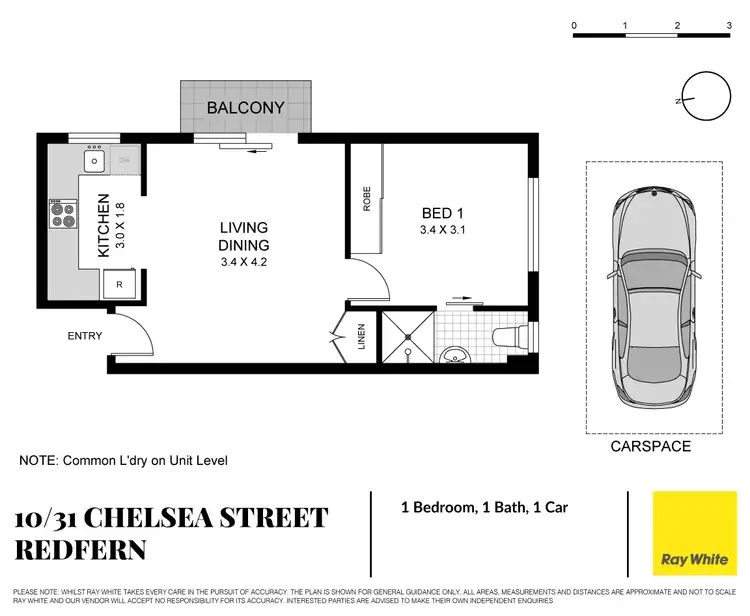 Floorplan of Homely apartment listing, 10/31-35 Chelsea Street, Redfern NSW 2016