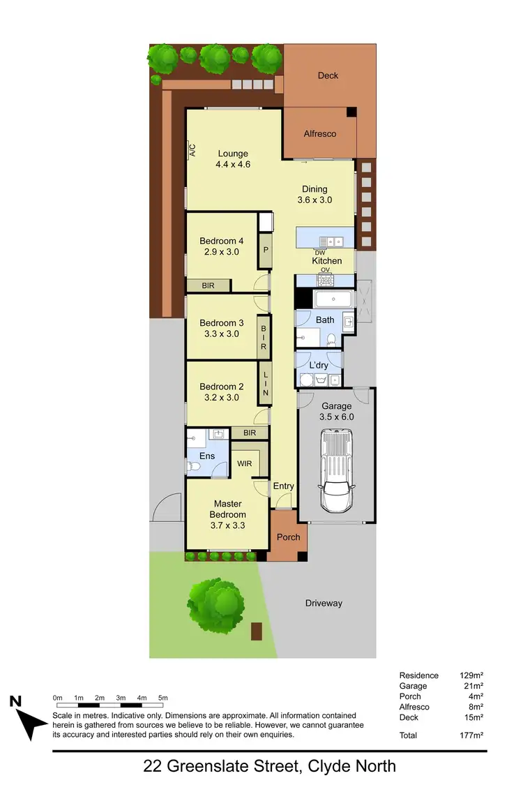 Floorplan of Homely house listing, 22 Greenslate Street, Clyde North VIC 3978