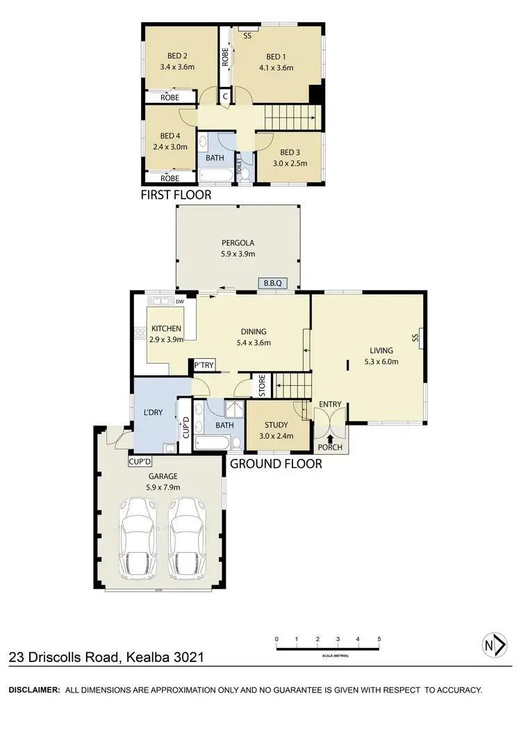 Floorplan of Homely house listing, 23 Driscolls Road, Kealba VIC 3021