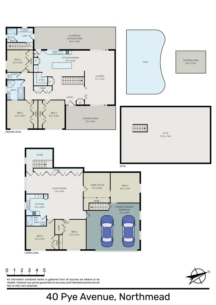 Floorplan of Homely house listing, 40 Pye Avenue, Northmead NSW 2152