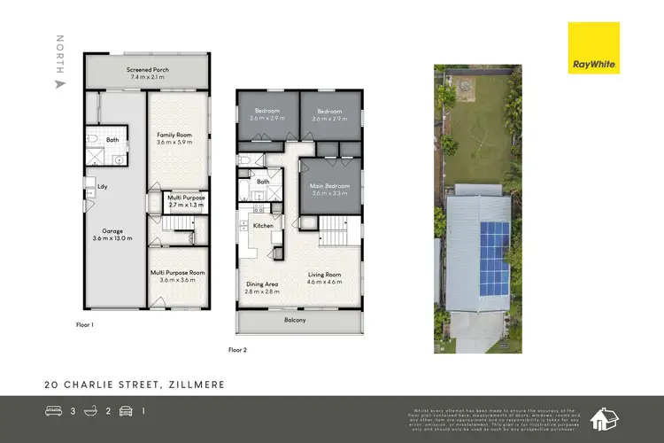 Floorplan of Homely house listing, 20 Charlie Street, Zillmere QLD 4034