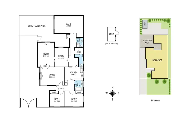 Floorplan of Homely house listing, 42 Steane Street, Reservoir VIC 3073