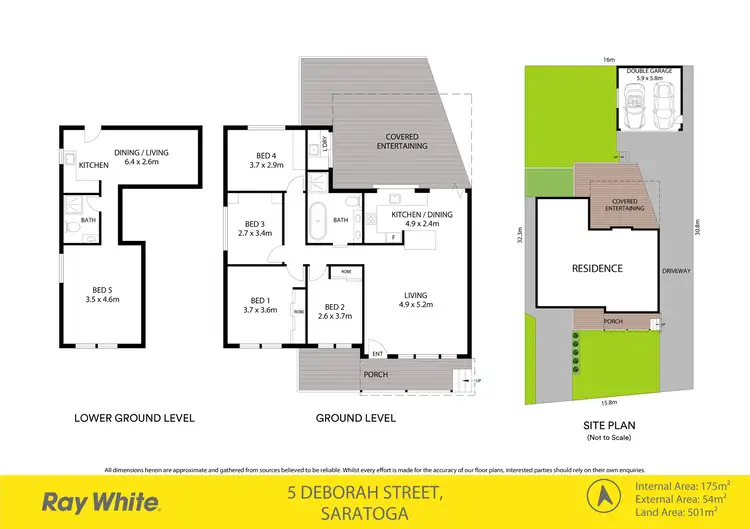 Floorplan of Homely house listing, 5 Deborah Street, Saratoga NSW 2251