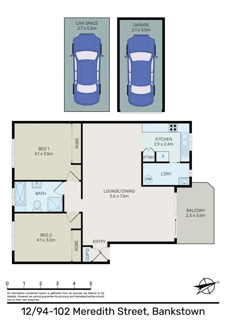 Floorplan of Homely unit listing, 12/94-102 Meredith Street, Bankstown NSW 2200