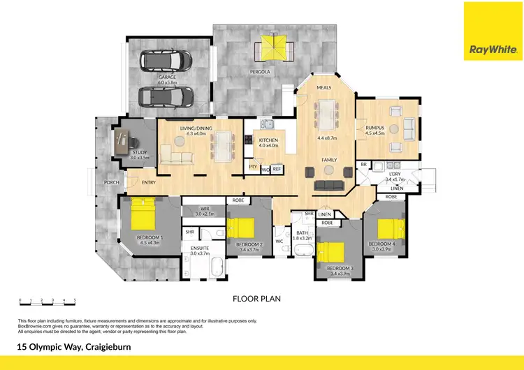 Floorplan of Homely house listing, 15 Olympic Way, Craigieburn VIC 3064