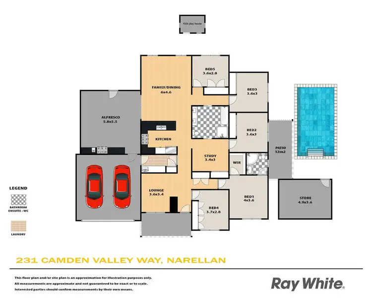 Floorplan of Homely house listing, 231 Camden Valley Way, Narellan NSW 2567