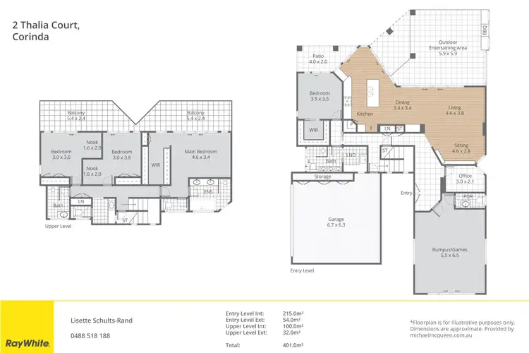 Floorplan of Homely house listing, 2 Thalia Court, Corinda QLD 4075