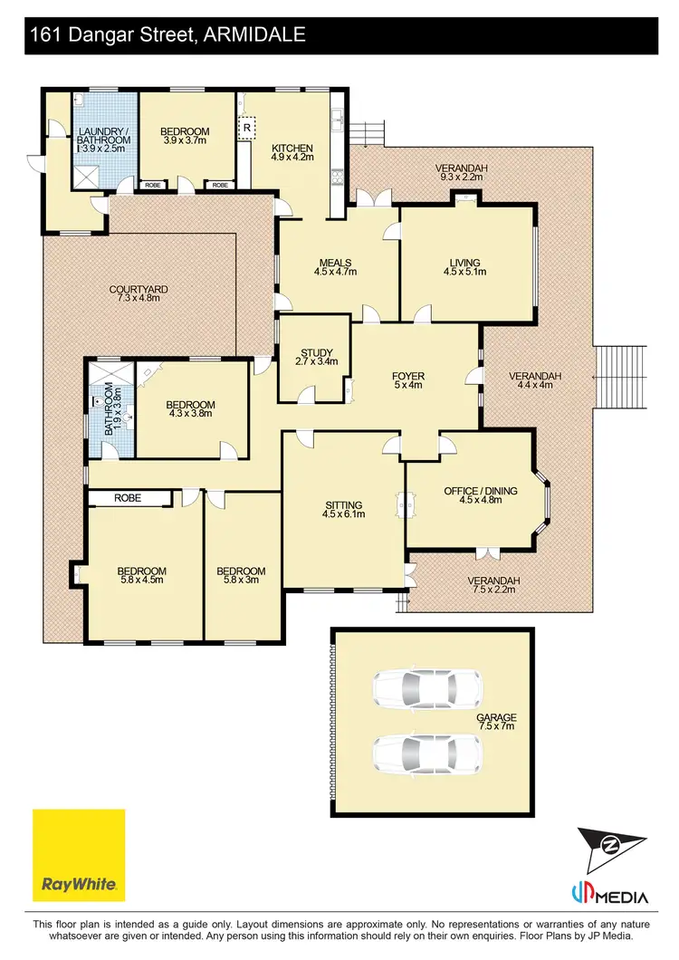 Floorplan of Homely house listing, 161 Dangar Street, Armidale NSW 2350