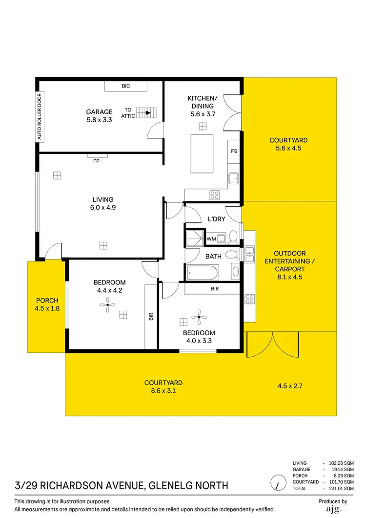 Floorplan of Homely house listing, 3/29 Richardson Avenue, Glenelg North SA 5045