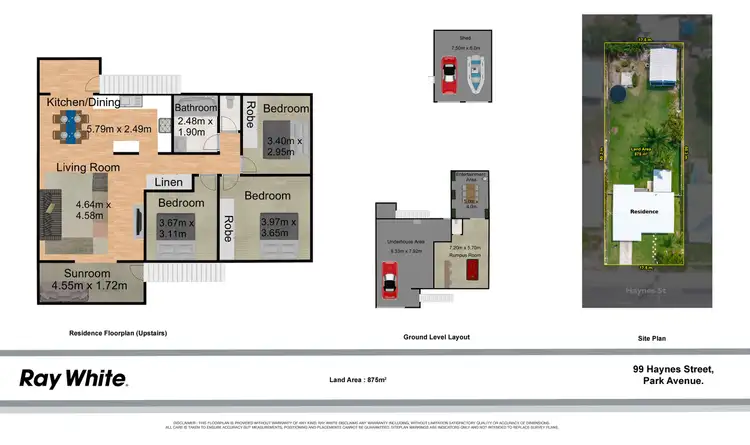 Floorplan of Homely house listing, 99 Haynes Street, Park Avenue QLD 4701