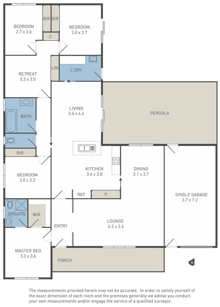 Floorplan of Homely house listing, 43 Westminster Drive, Werribee VIC 3030