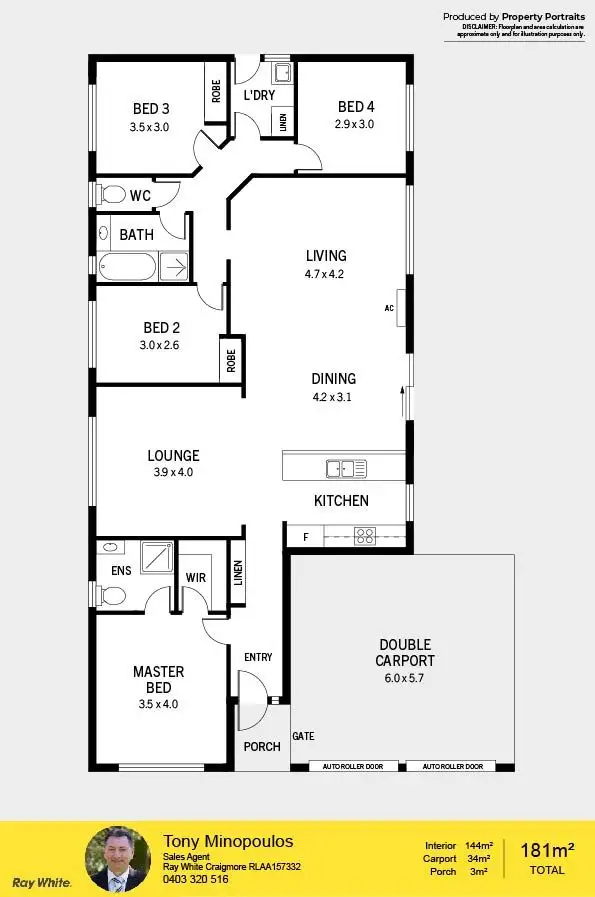 Floorplan of Homely house listing, 18 Strathmore Avenue, Smithfield SA 5114