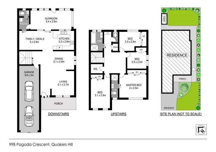 Floorplan of Homely house listing, 99B Pagoda Crescent, Quakers Hill NSW 2763