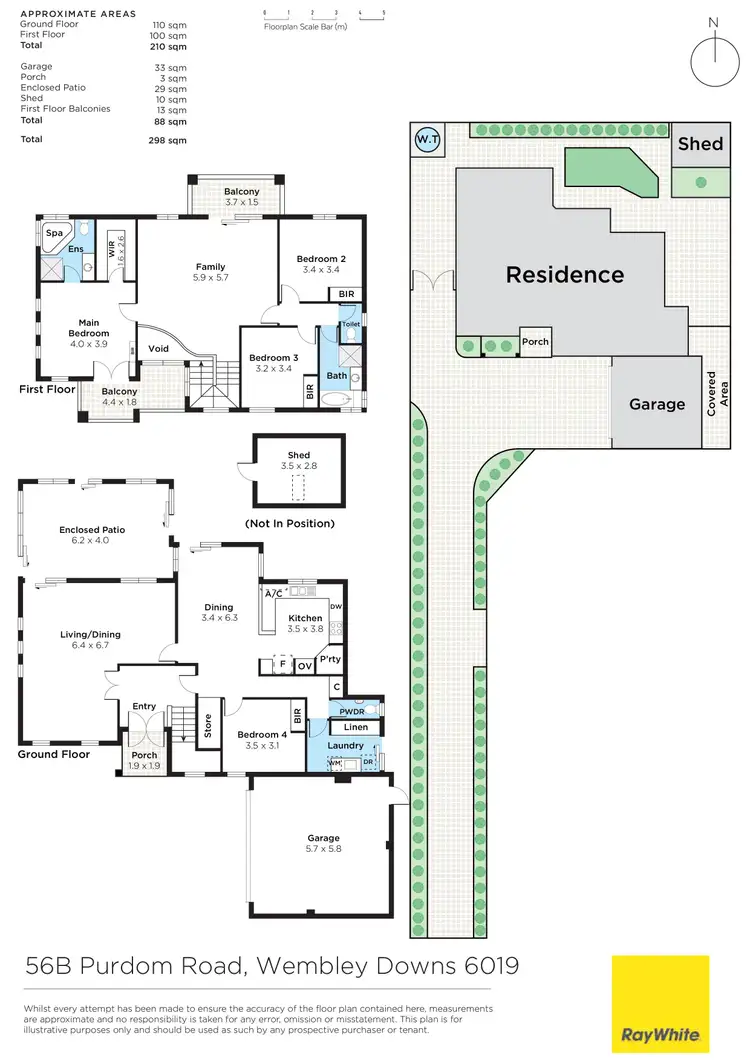 Floorplan of Homely house listing, 56B Purdom Road, Wembley Downs WA 6019