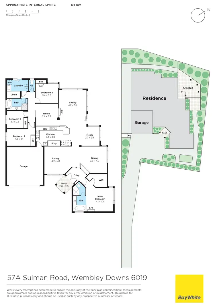 Floorplan of Homely house listing, 57A Sulman Road, Wembley Downs WA 6019