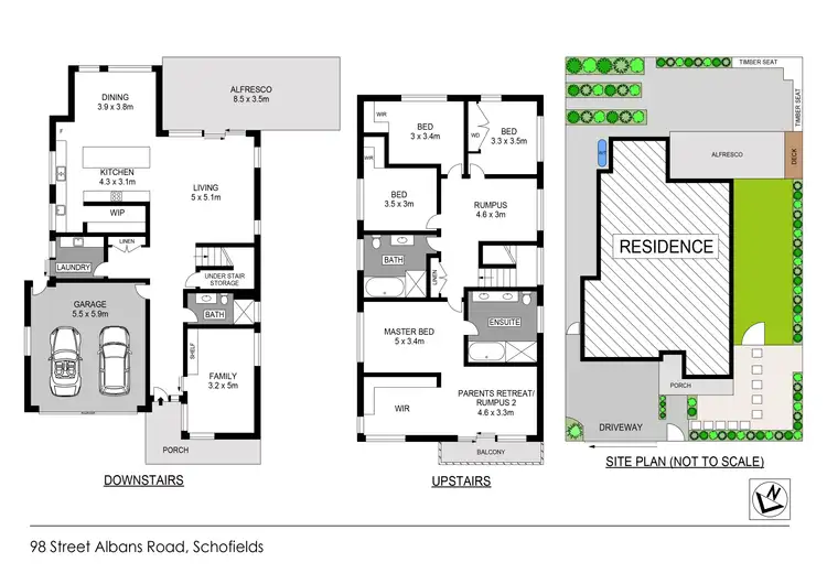 Floorplan of Homely house listing, 98 St Albans Road, Schofields NSW 2762