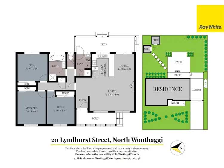 Floorplan of Homely house listing, 20 Lyndhurst Street, North Wonthaggi VIC 3995