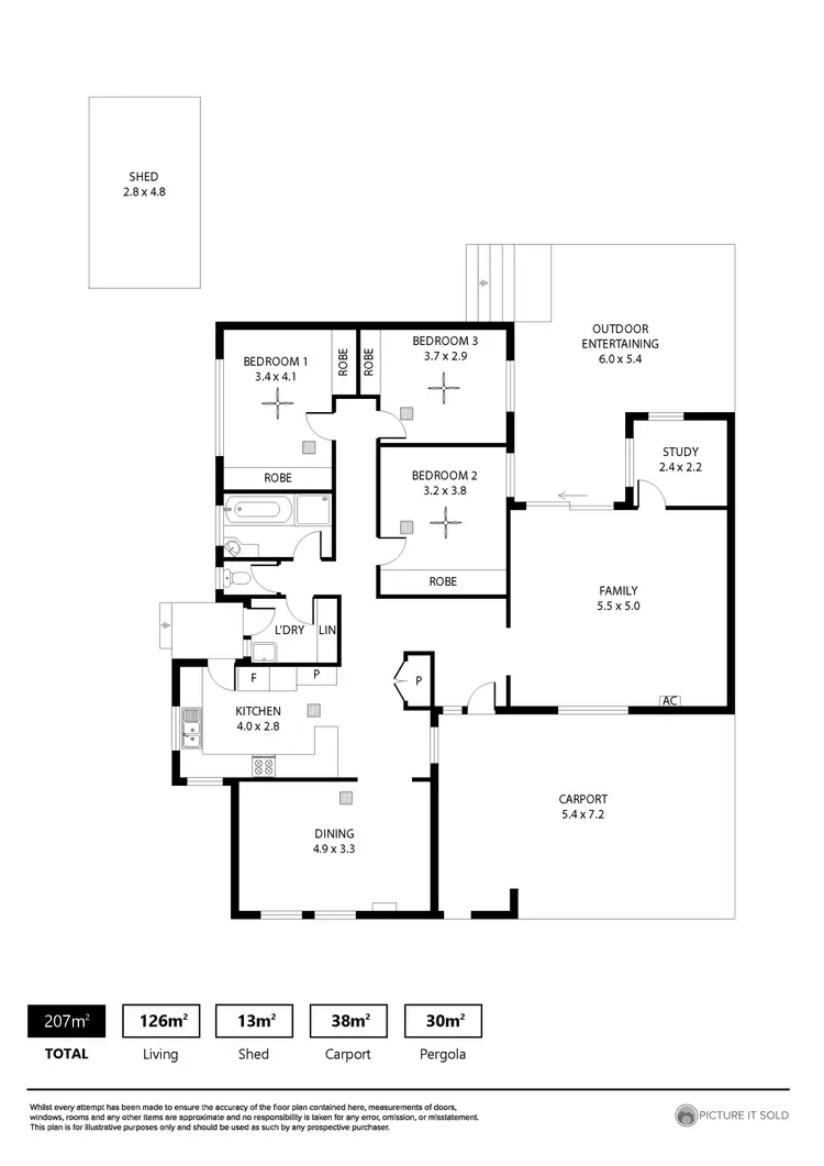 Floorplan of Homely house listing, 23 Morawa Avenue, Gilles Plains SA 5086