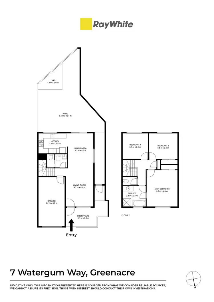 Floorplan of Homely house listing, 7 Watergum Way, Greenacre NSW 2190