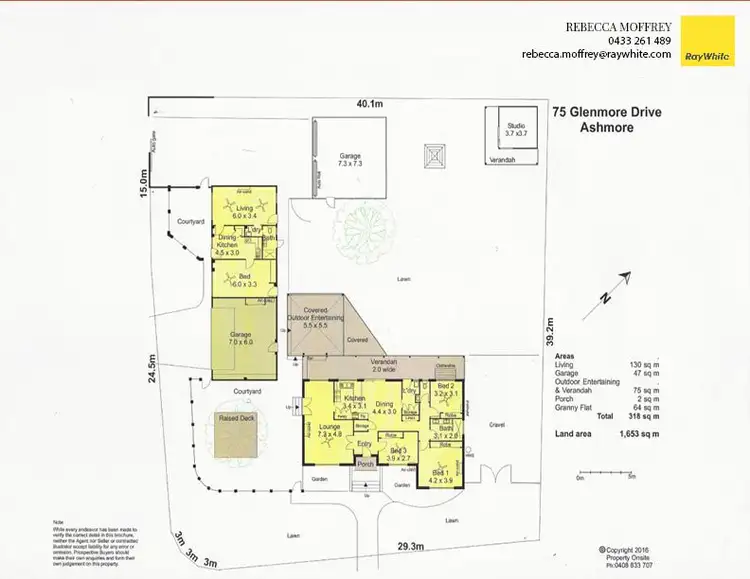 Floorplan of Homely house listing, 75 Glenmore Drive, Ashmore QLD 4214