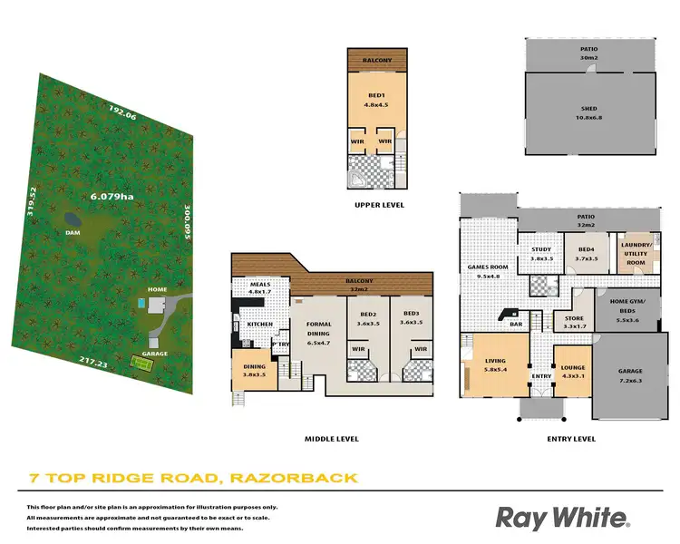 Floorplan of Homely house listing, 7 Top Ridge Road, Razorback NSW 2571