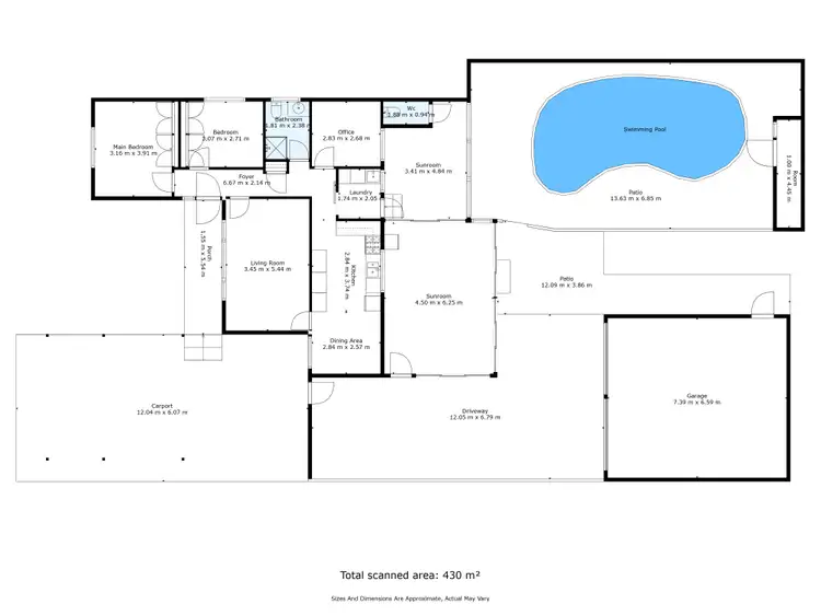 Floorplan of Homely house listing, 464 Kemp Street, Lavington NSW 2641
