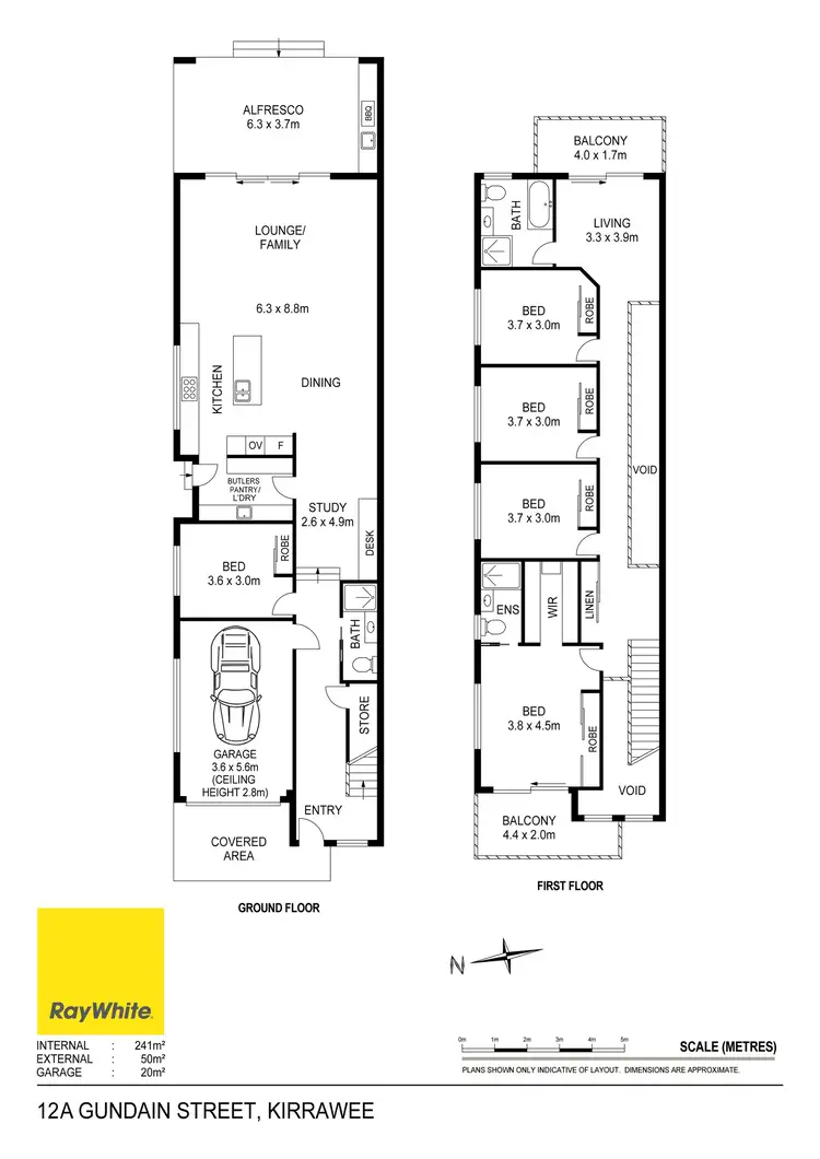 Floorplan of Homely semi-detached listing, 12a Gundain Road, Kirrawee NSW 2232