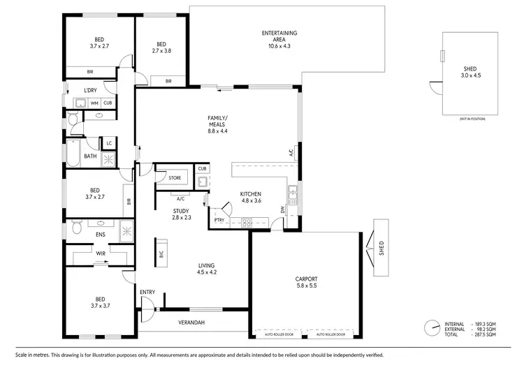 Floorplan of Homely house listing, 28 Jeffrey Street, Nairne SA 5252