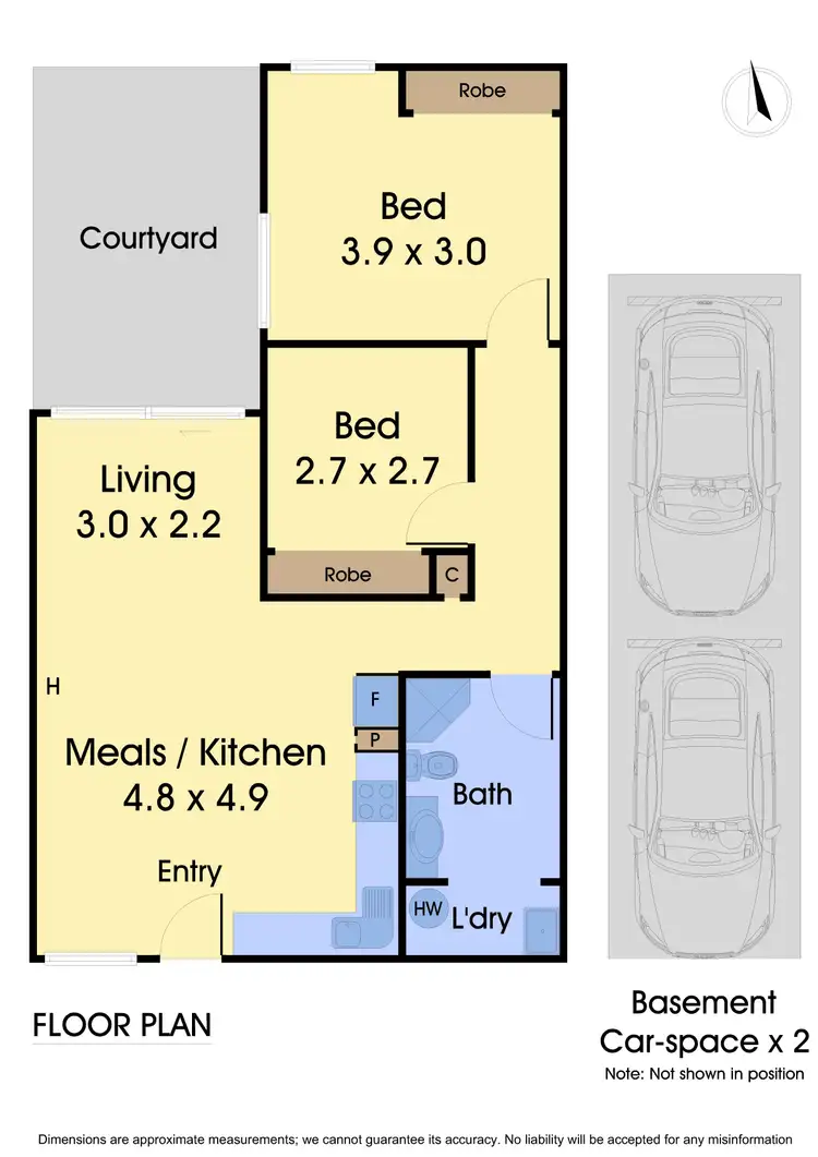 Floorplan of Homely apartment listing, 8/82-86 Atherton Road, Oakleigh VIC 3166