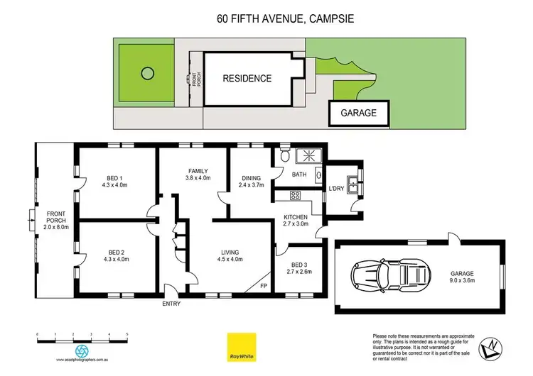 Floorplan of Homely house listing, 60 Fifth Avenue, Campsie NSW 2194