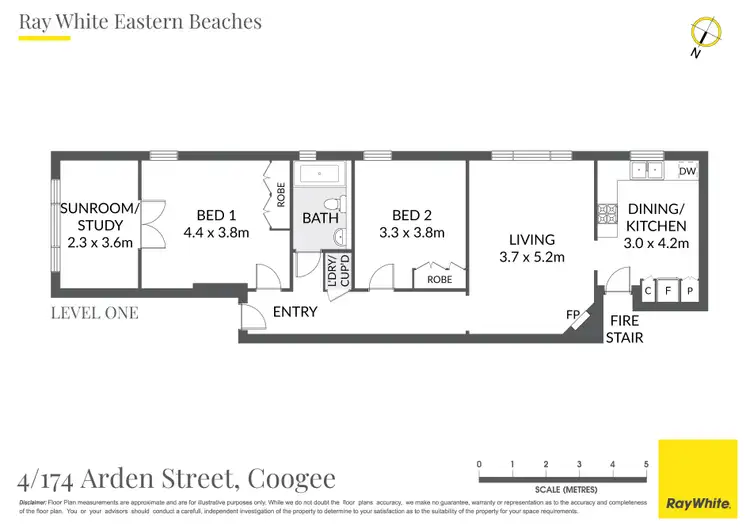Floorplan of Homely apartment listing, 4/174 Arden Street, Coogee NSW 2034