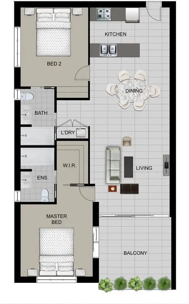 Floorplan of Homely unit listing, 10/10 Ruby Road, Mitchelton QLD 4053