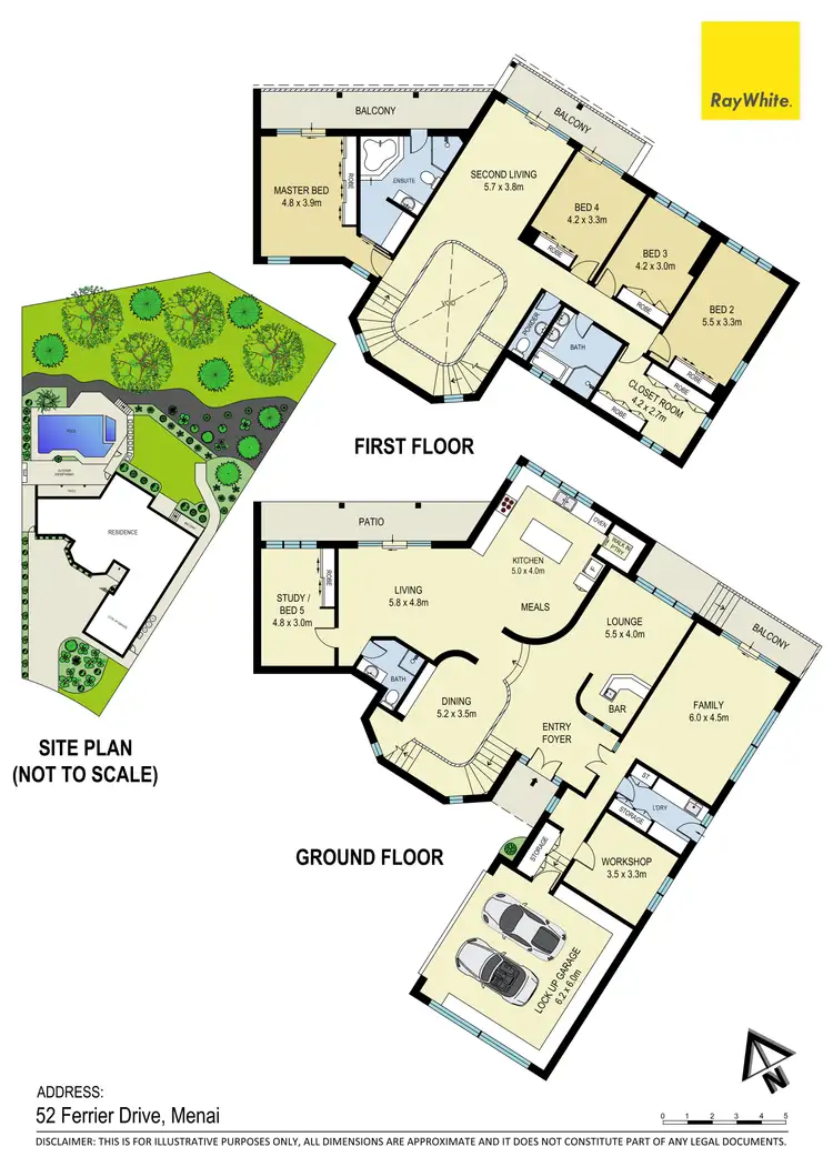 Floorplan of Homely house listing, 52 Ferrier Drive, Menai NSW 2234