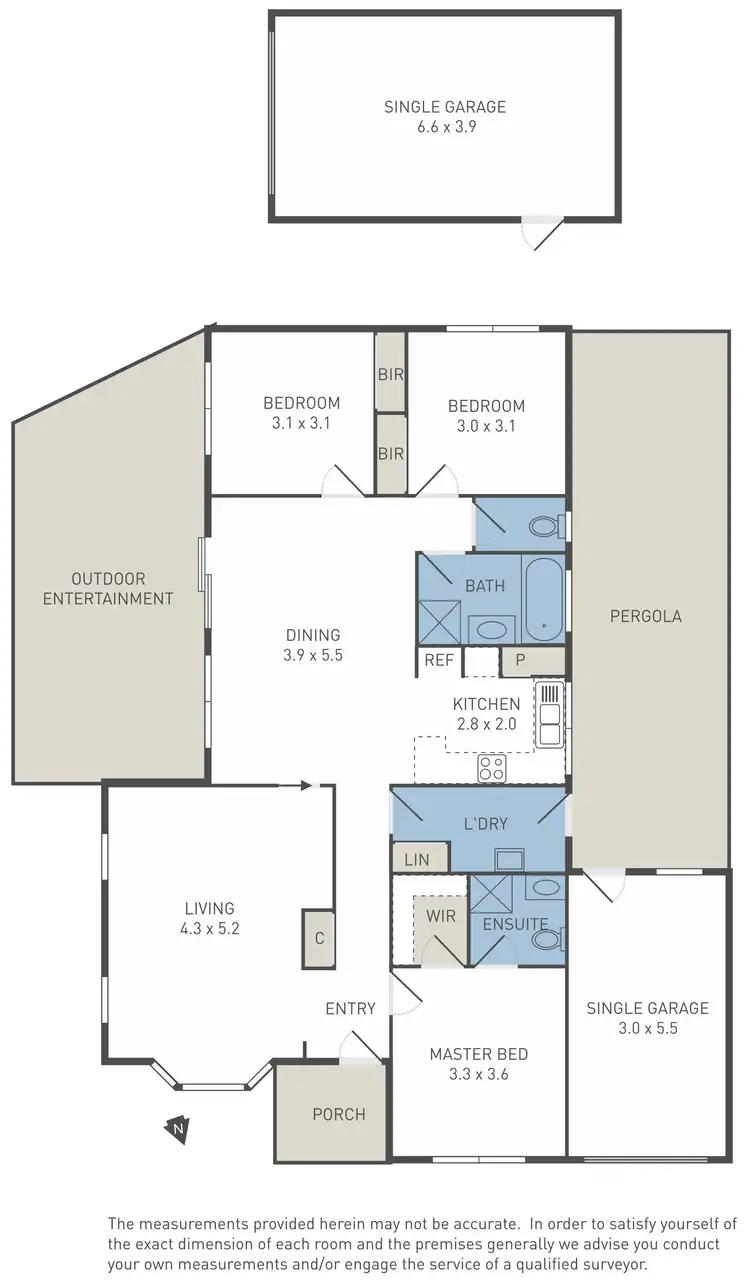 Floorplan of Homely house listing, 29 Danube Drive, Werribee VIC 3030