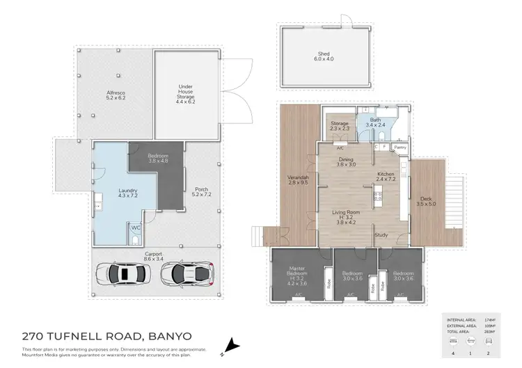 Floorplan of Homely house listing, 270 Tufnell Road, Banyo QLD 4014