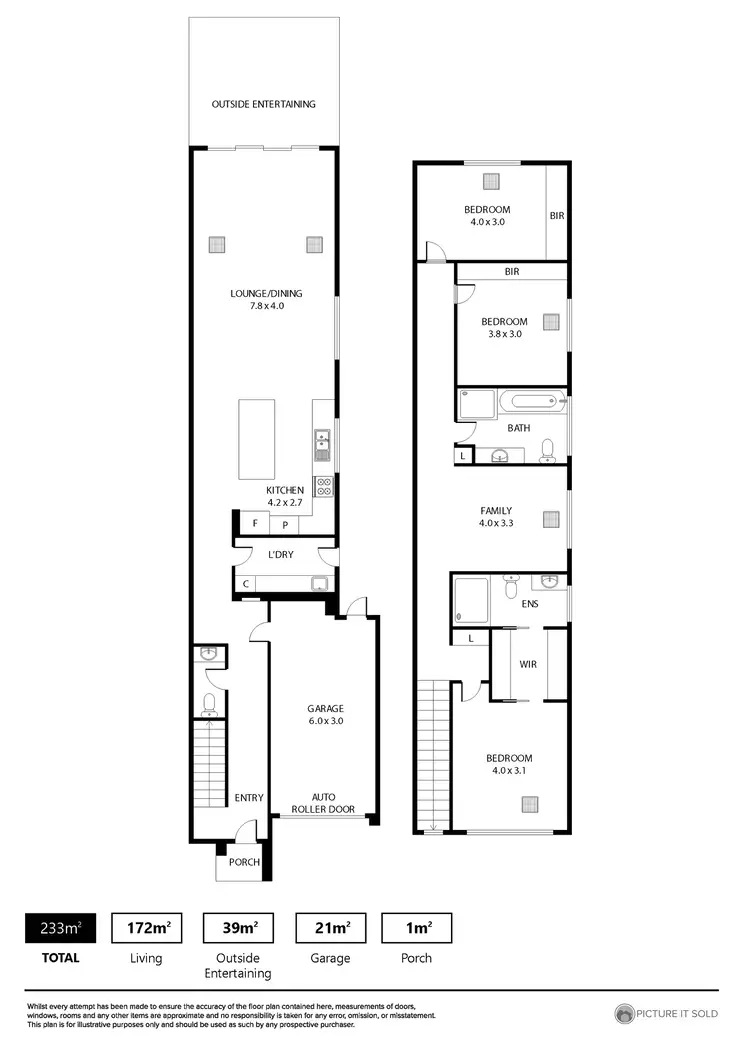 Floorplan of Homely house listing, 16c Smith Street, Newton SA 5074