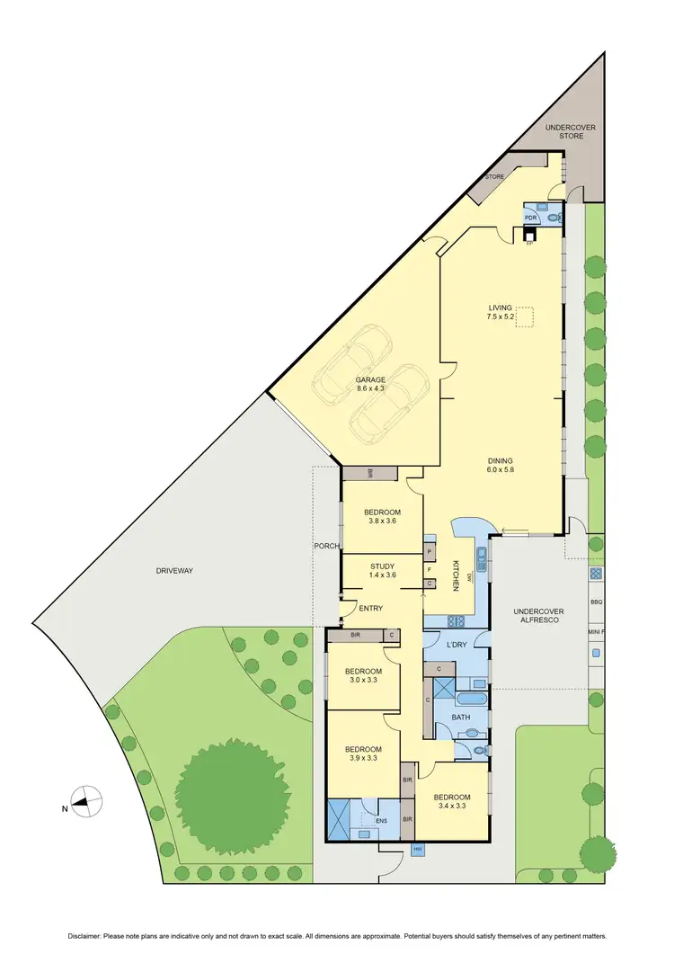 Floorplan of Homely house listing, 21 Penn Court, Fawkner VIC 3060