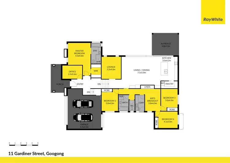 Floorplan of Homely house listing, 11 Gardiner Street, Googong NSW 2620