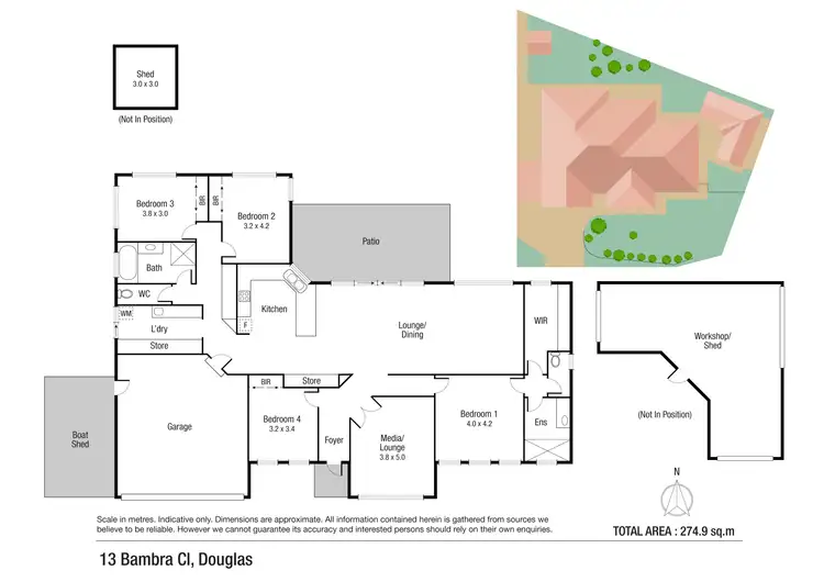 Floorplan of Homely house listing, 13 Bambra Close, Douglas QLD 4814
