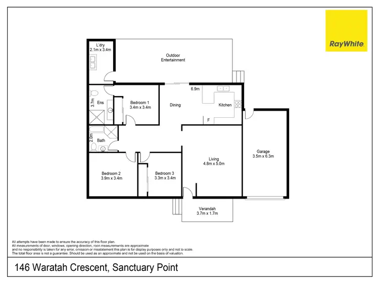 Floorplan of Homely house listing, 146 Waratah Cresent, Sanctuary Point NSW 2540