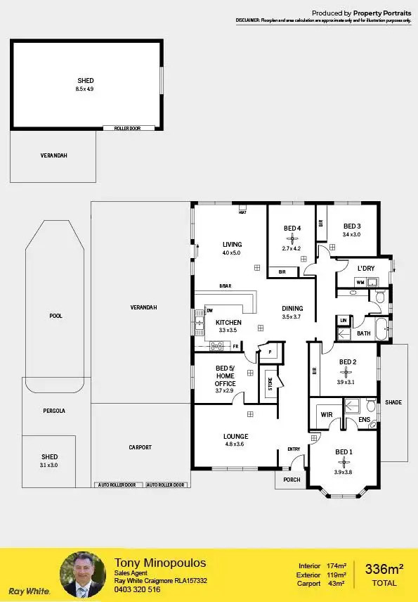 Floorplan of Homely house listing, 15 Maplewood Drive, Blakeview SA 5114