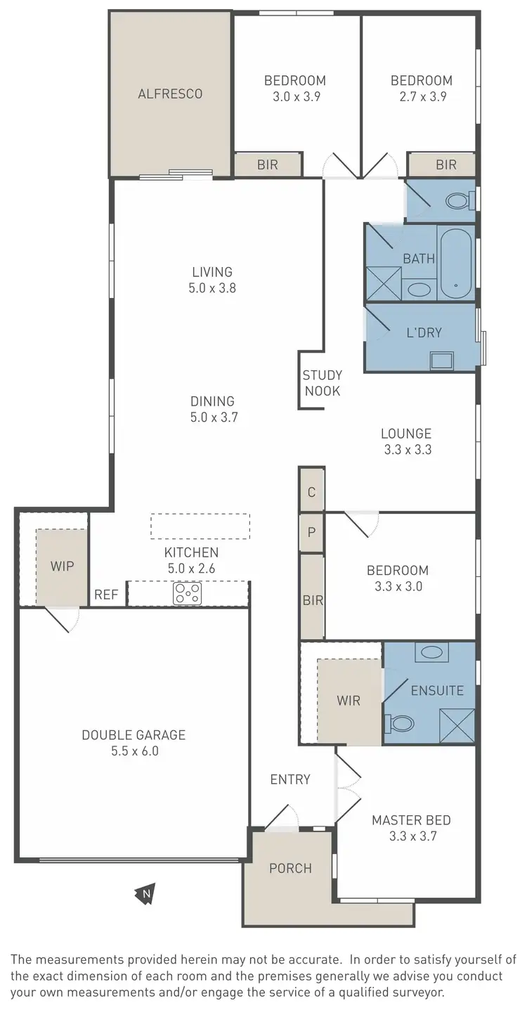 Floorplan of Homely house listing, 17 Rosewater Street, Manor Lakes VIC 3024